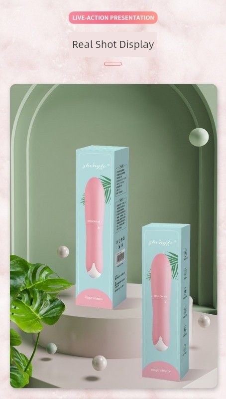 Little Dolphin Mini SexToys Egg AV Massager Dildo Vibrator_voghion.com