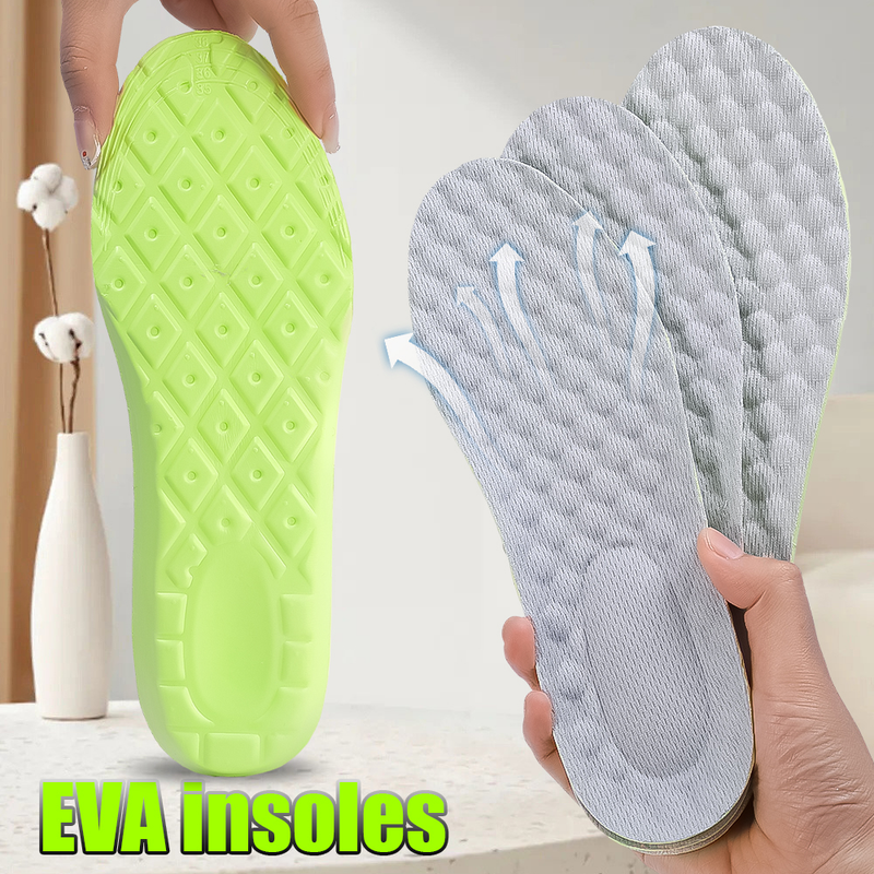 4 stk Latex Memory Foam-indlægssåler til blød fodstøtte til mænd Skopuder Åndbar ortopædisk sportsindlæg Fodplejeindsats_voghion.com