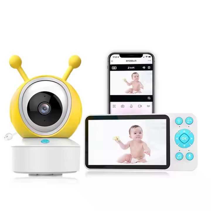 Monitor de bebé para madres e hijos Cuidado del bebé Monitoreo inalámbrico Cuidado del bebé Cámara para bebés Monitor de sueño y llanto del bebé_voghion.com