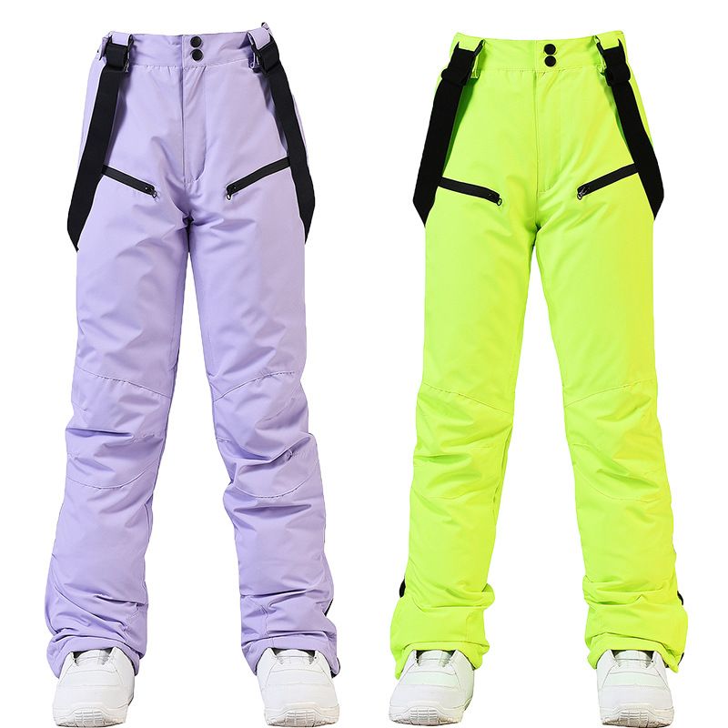 Neu Für Männer Frauen Mit Riemen, Winter Winddicht, Wasserdicht, Warm, Verdickt Snowboard Und Schnee Ski Hosen_voghion.com