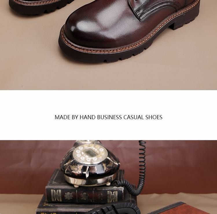 Vintage gewaschenes Pferdeleder Herren Übergröße 47 Herrenstiefel Britischer Stil High Help Stiefel_voghion.com