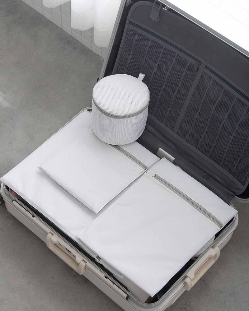 Sacs à linge en maille polyester de qualité supérieure – Ensemble multi-tailles pour linge délicat, sous-vêtements et vêtements de bébé (mailles fines/grosses, carrées/cylindriques)_voghion.com