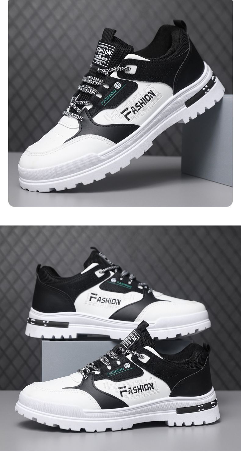 Version coréenne de chaussures pour hommes polyvalentes, décontractées, nouvelles, respirantes et confortables, chaussures simples à la mode et tendance_voghion.com