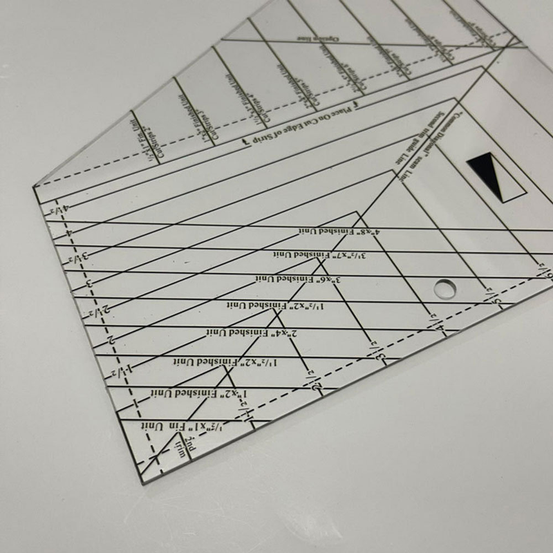 Acrylic patchwork ruler, fixed gauge, cutting ruler, cloth cutting ruler, manual DIY fabric tool_voghion.com