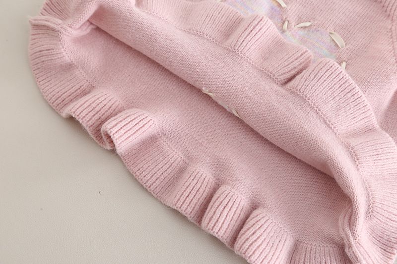 e suéter de outono, colete de três peças, versão coreana 2025, conjunto de vestido de primavera para bebês, roupas para meninas_voghion.com