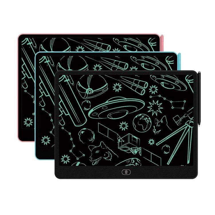 Tavoletta LCD da scrittura da 16 pollici, tavolo da disegno colorato per bambini, blocco da disegno digitale leggero e riutilizzabile, lavagna per scarabocchi con schermo grande per ufficio e casa_voghion.com