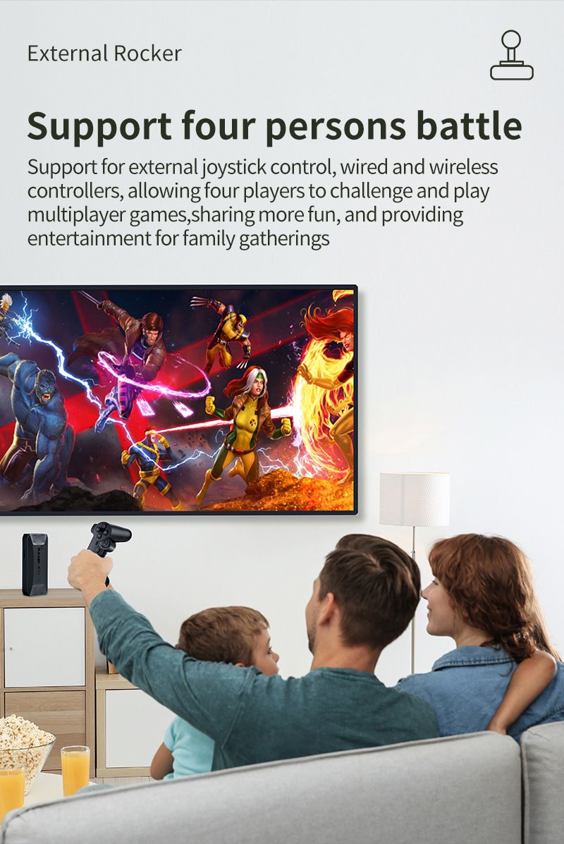 Retro Revolution: Game Stick Ultra HD 4K - Oltre 20.000 giochi classici, prestazioni eSport, caos multigiocatore_voghion.com