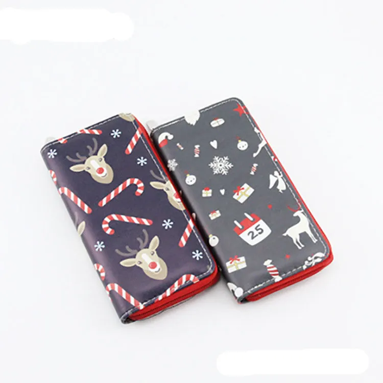 Baby Christmas elk Alpaca Print Coin Purse cartoon Xmas deer Alpacasso children wallet 12 styles women Hand bags C5223_voghion.com