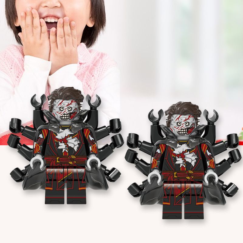 4.5cm Doctor Strange Minifigure Collectible Desktop Ornament Developments Toy DIY Assembled Horror Zombie Figure Building Blocks Toy_voghion.com