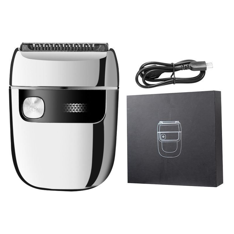 Metal Reciprocating Shaver - Dual Blades Mini Full Body Washable Magnetic Head_voghion.com