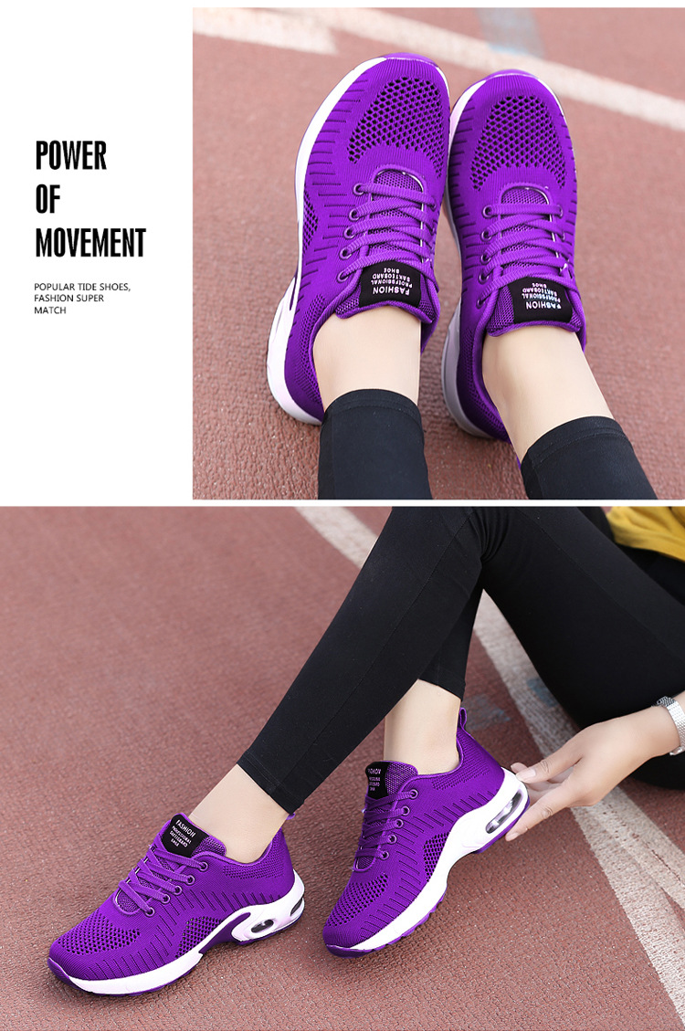 Sneakers da donna in mesh traspirante per danza shuffle e aerobica (leggere e flessibili)_voghion.com