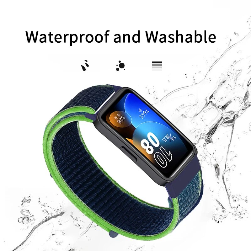 Armband für 8 Zubehör Nylonschlaufe Smart Watch Ersatzgürtel Armband Sport Huawei Band 7_voghion.com
