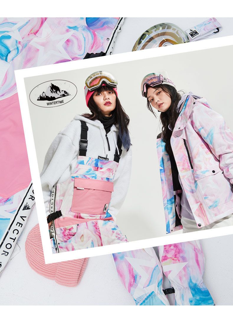 Skijacken- und Skihosen-Set – Wasserdichter, winddichter, wärmeisolierter Schneeanzug mit 3M™ Thinsulate™ für Skifahren, Snowboarden und Wintersport_voghion.com