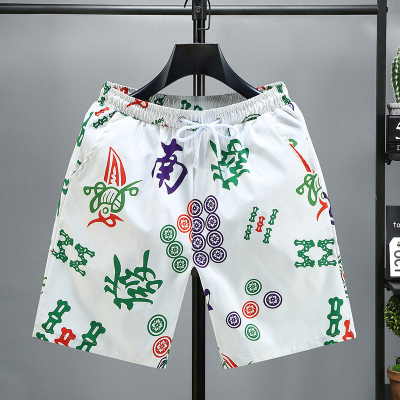 Pantaloncini estivi da uomo ad asciugatura rapida pantaloncini corti da uomo casual rete rossa marchio di moda sport abbigliamento da spiaggia pantaloni da uomo moda_voghion.com