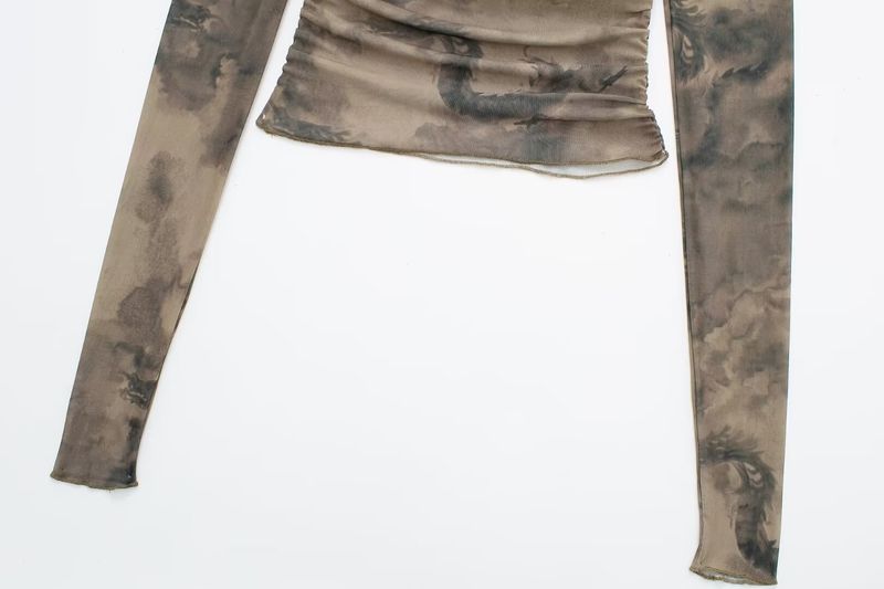 Haut sérigraphié slim fit pour femme ZR 2024 printemps_voghion.com