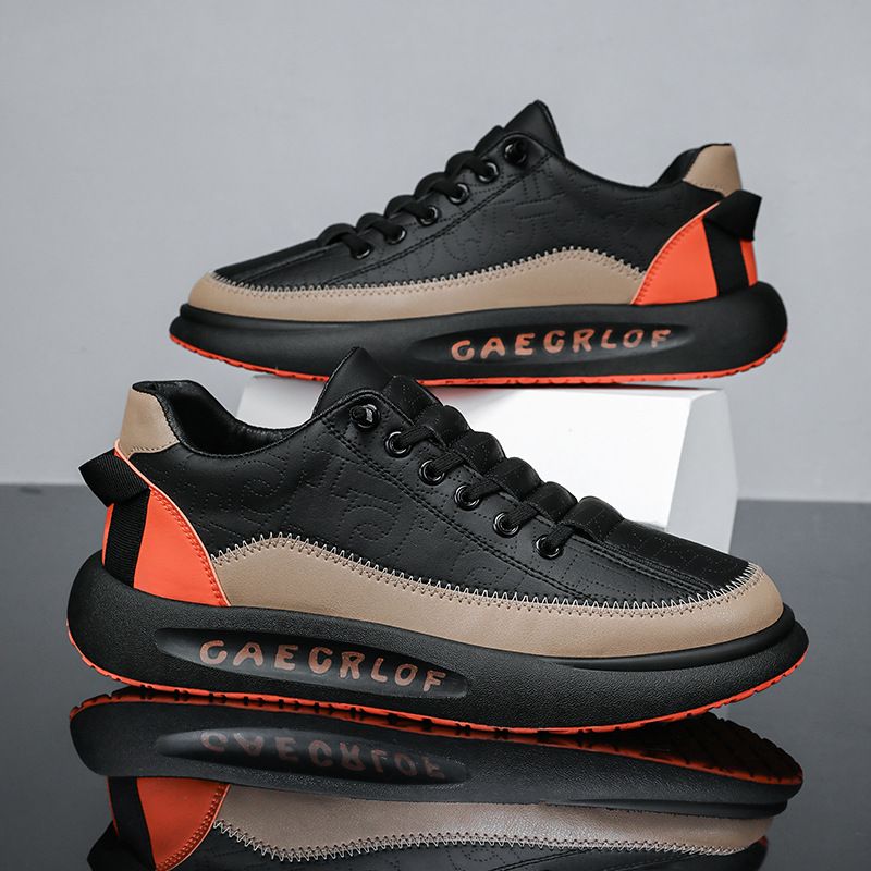 Men's Winter Soft Soled Running Casual Leather Surface Anti Slip Waterproof Sports And Work Forrest Gump Labor_voghion.com