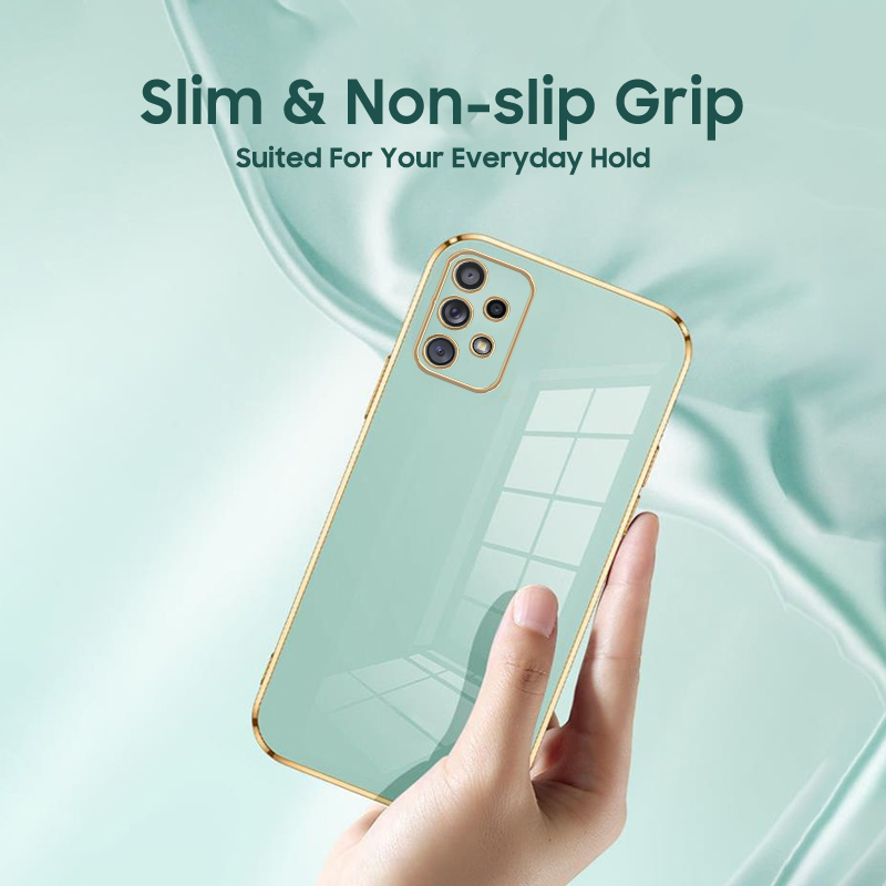 Custodia Fo Samsung Galaxy A14 A15 A05 A04 A04E A04S A05S A24 A25 A34 A54 A52 A13 A32 A23 Placcatura Molle Del Silicone Del Telefono_voghion.com