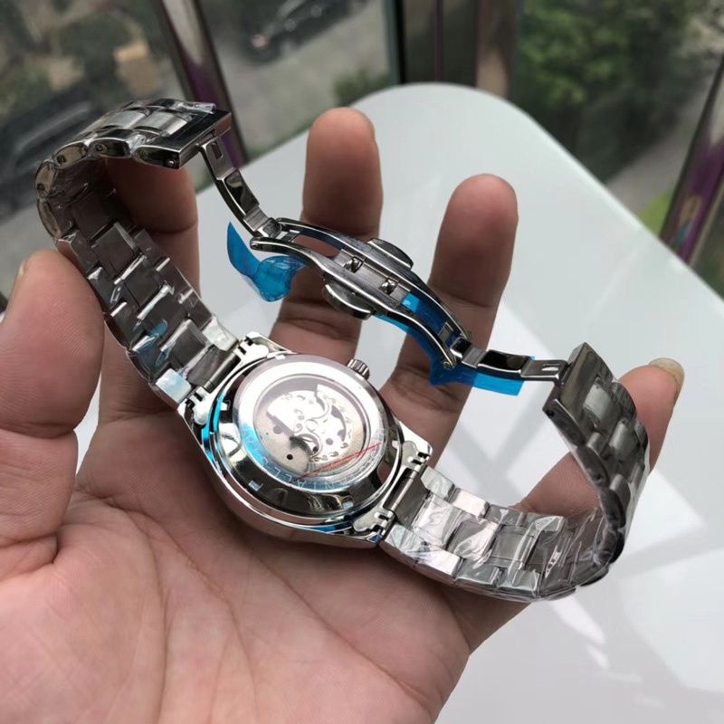 Hot Rea Sportklockor För Män Automatiska maskiner Lyxarmbandsur Multifunktionell Automatisk Date Stålrem Hot Rea Mode Manklockor Partihandel_voghion.com