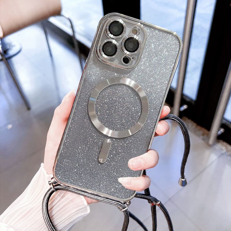 Çapraz Askılı Askılı Tam Lens Koruma Kılıfı iPhone 15 16 14 13 12 11 Pro Max Plus Manyetik Kablosuz Şarj Kılıfı_voghion.com