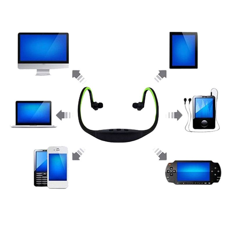 Auricular inalámbrico universal compatible con Bluetooth Sport manos libres Auricular Auricular_voghion.com