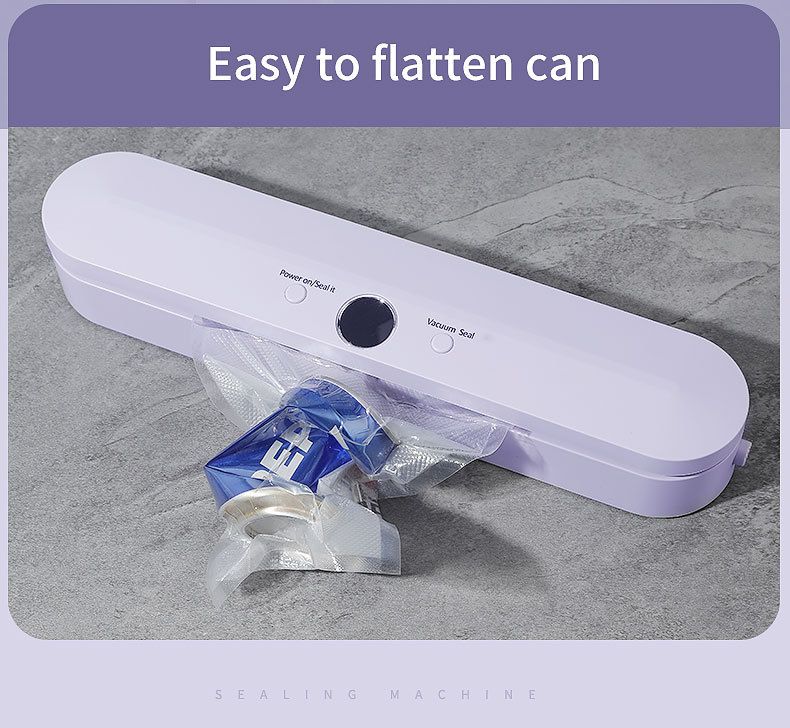 Sigillatrice per alimenti sottovuoto senza fili - Sigillatura e compressione per imballaggio completamente automatico per uso domestico_voghion.com