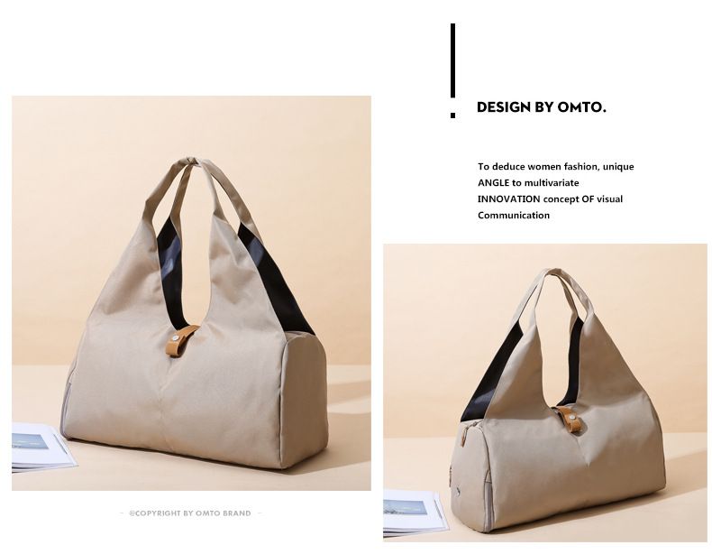 Lulu Same Style Yoga per donne, borsa da palestra di grande capacità con separazione tra asciutto e bagnato, borsa da viaggio per viaggi di breve durata, borsa da viaggio d'affari_voghion.com