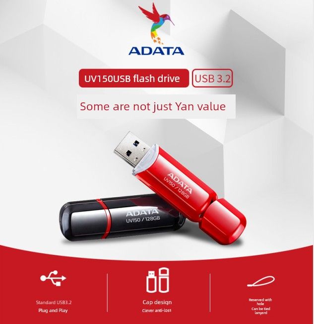 Weigang UV150 32G 64Gb USB 3.2 Gen1 leser 100 M/s rød bryllups-USB-minnepinne_voghion.com