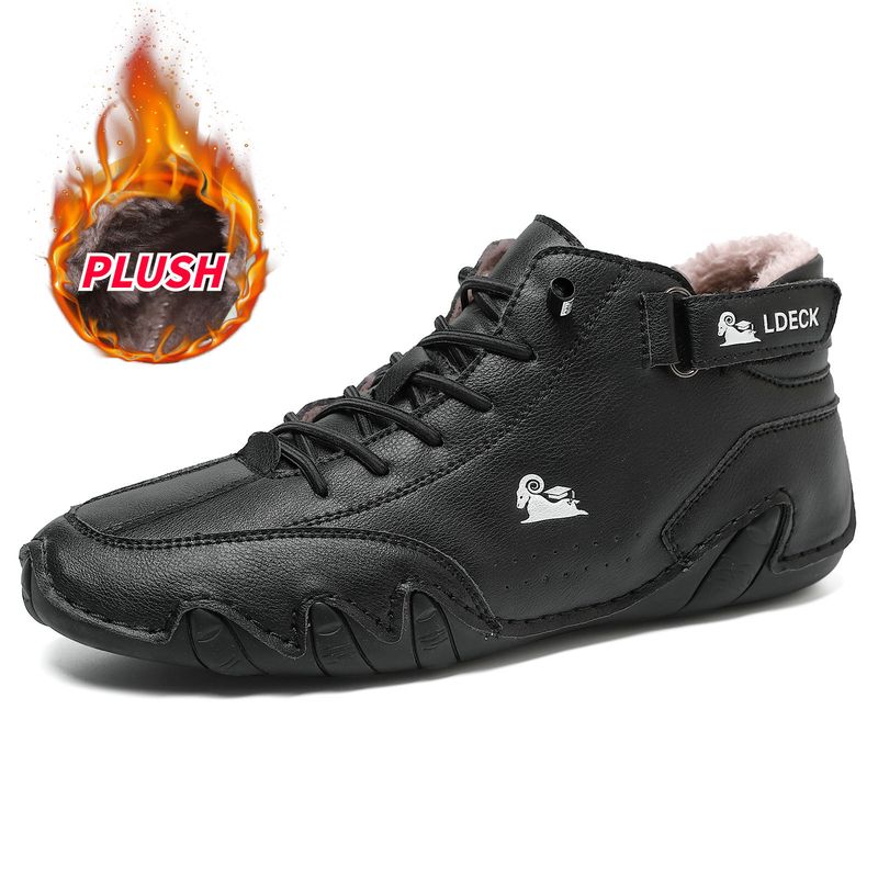 Winter-Martin-Stiefel mit Plüschfutter, große Größe, Octopus, warme Baumwolle, hohe Sport- und Freizeitschuhe für Herren_voghion.com