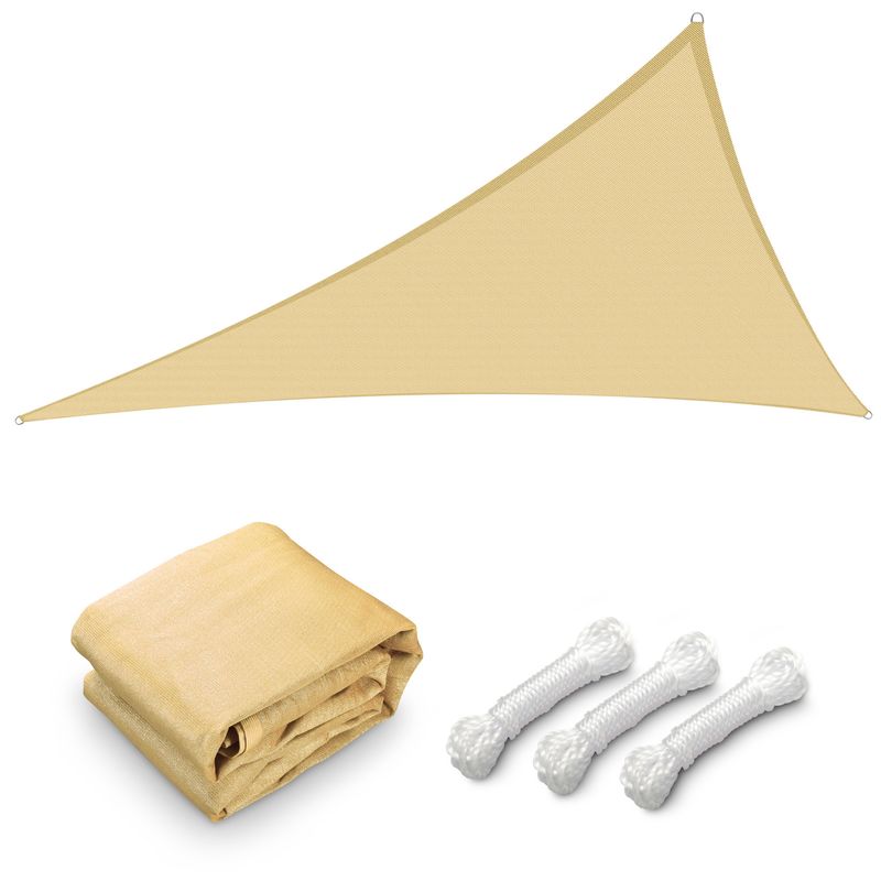 25' x 25' x 25' Triangle Sun Shade Sail/Sand_voghion.com