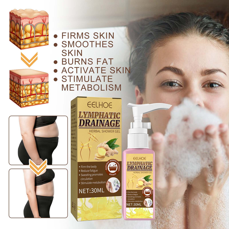 Zenzero dimagrante Bellissimo bagnoschiuma Pulizia profonda, modellamento della vita, restringimento dell'addome, essenza di zenzero idratante, corpo_voghion.com