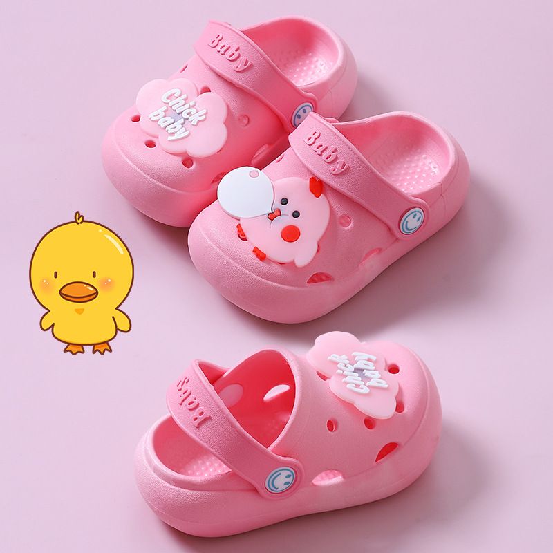 Neue Cartoon-Lochschuhe für Kinder, Herren-Baby-Home-Outdoor-Bekleidung, rutschfeste Schuhe mit weicher Sohle für Jungen und Mädchen, cool_voghion.com