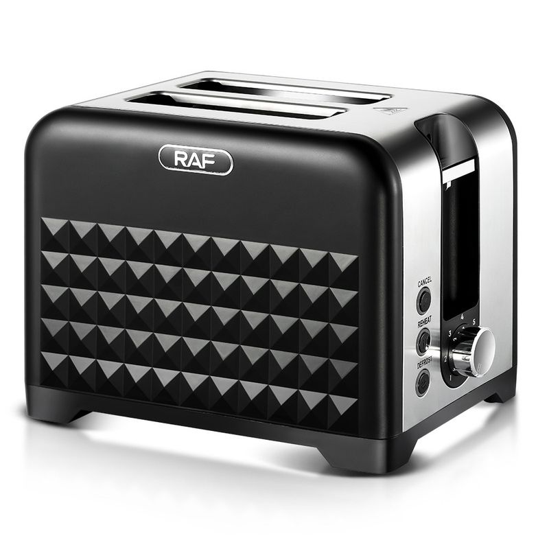 2-Slice Sandwich Toaster, Multifunction Breakfast Maker With Panini Press, Egg Poacher, EU Plug, 700W, Non-Stick Plates, Indicator Lights, Cool Touch_voghion.com