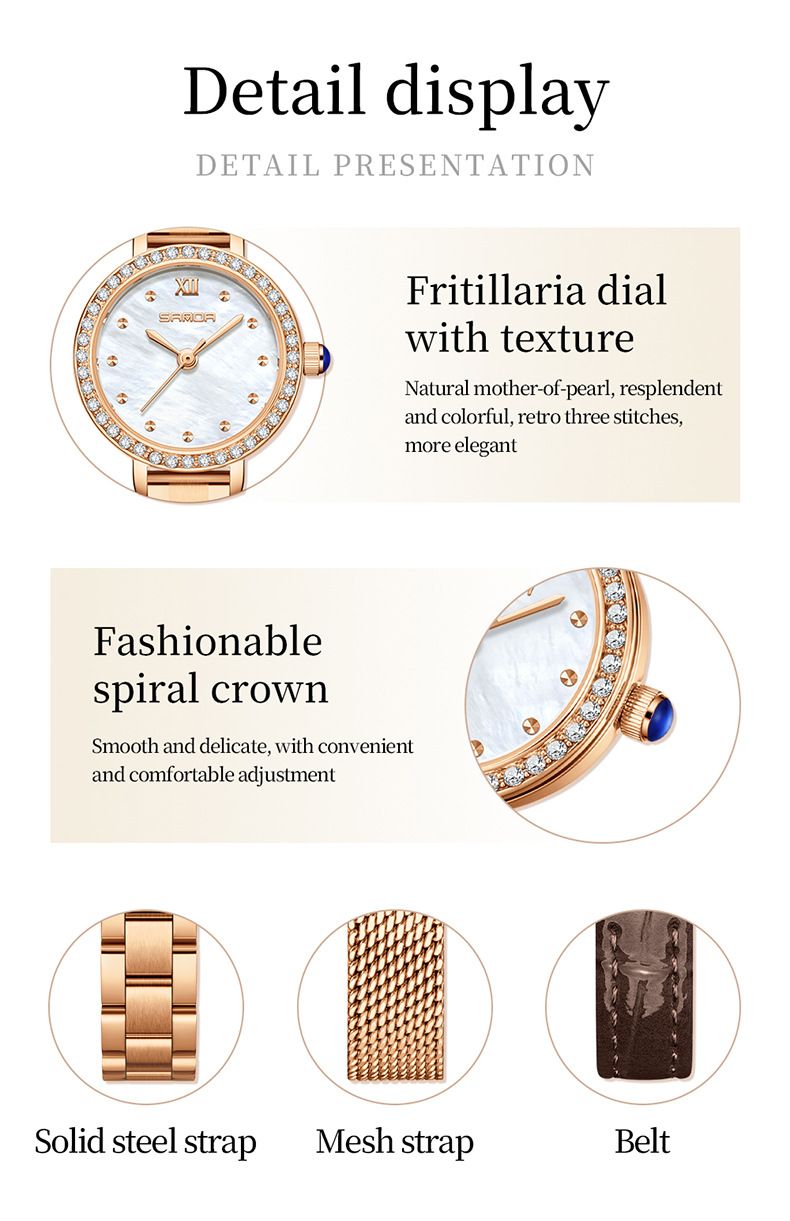 Elegante Damenuhr mit Diamantakzenten, Perlmuttzifferblatt und wasserdichtem Quarzwerk – perfekt für jeden Tag_voghion.com