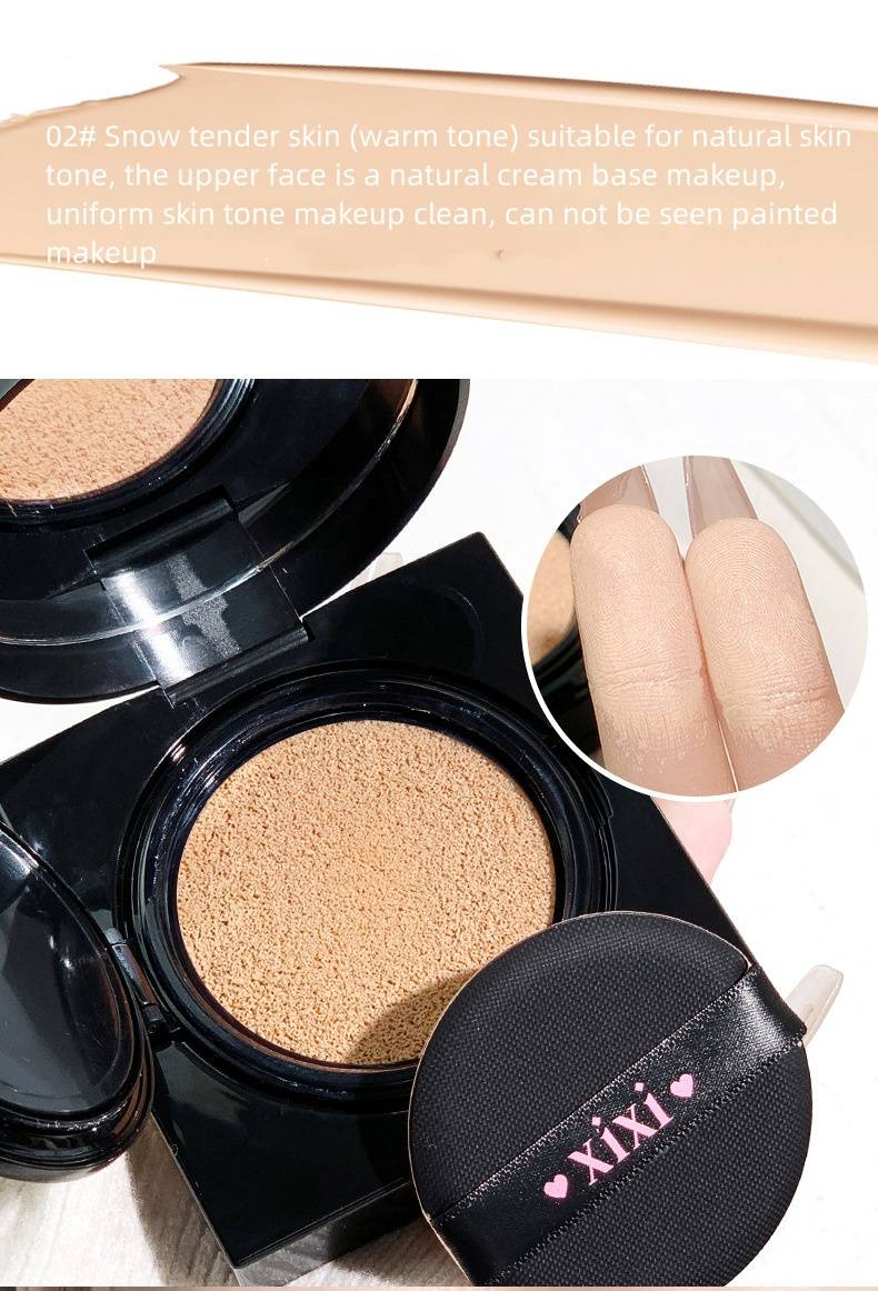 Puder Yano Oil Control Air Cushion Puder Zartes und glänzendes Kleid mit Concealer Clear False Plain mit Ersatzset_voghion.com