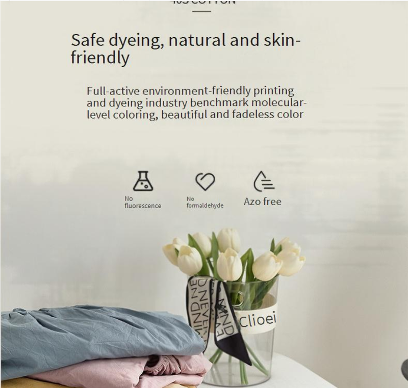 2/3/4pcs Bedding Sets single piece bed sheet pillowcase solid color thickened pure cotton simple style multi specification pure cotton bed sheet_voghion.com
