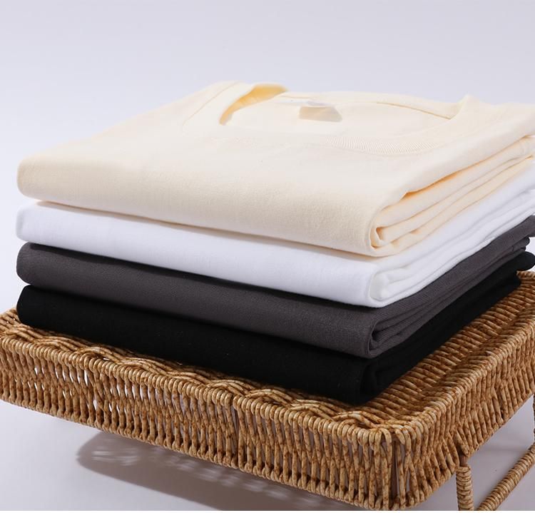 Pure Cotton, Solid Color Sleeveless Crew Neck T-shirt, Unisex Top_voghion.com
