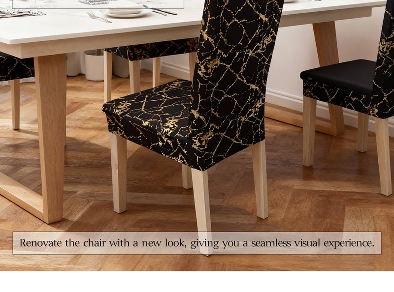 Premium Polyester Chair Cover - Wrinkle-Resistant, Scratch-Proof, Decorative Slipcover For Dining & Office Chairs_voghion.com
