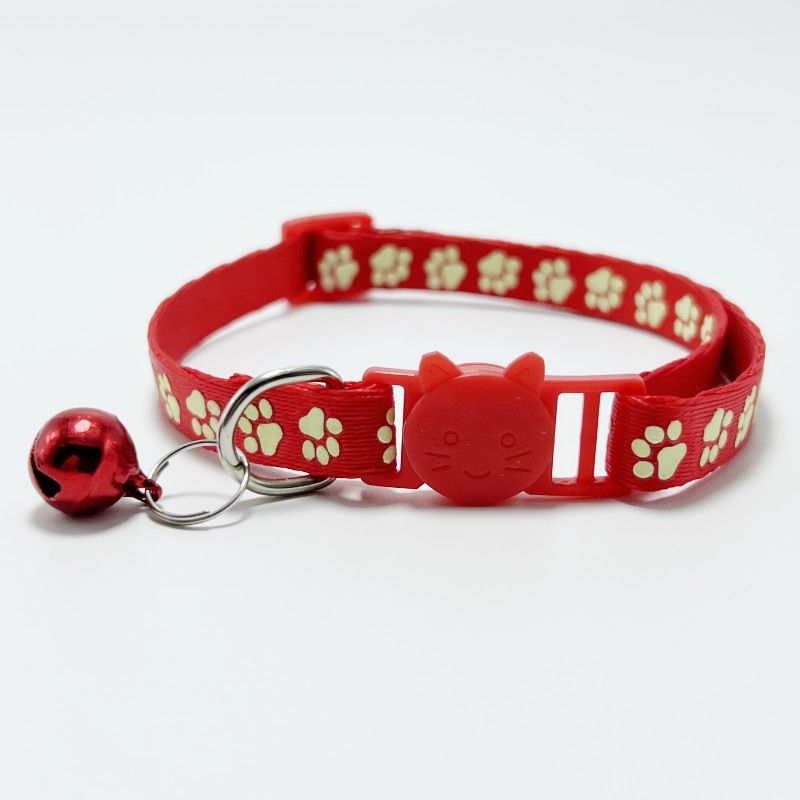 Cross-Border Luminous Large Footprint Adjustable Pet Anti-Lost Collar Universal For Cats And Dogs Outdoor Dog Walking_voghion.com