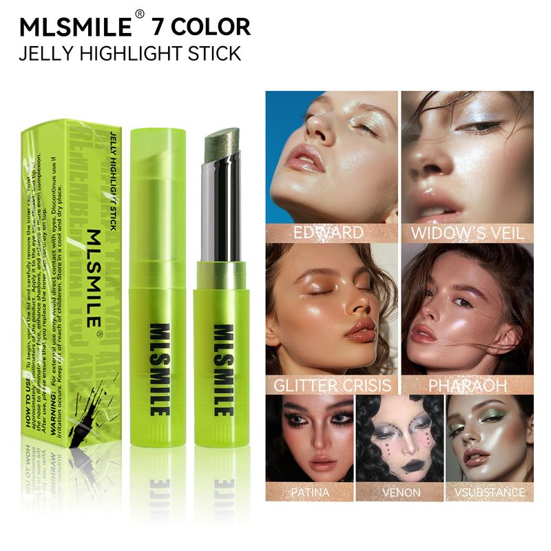 New Water-Feel Jelly Eyeshadow Stick Pearlescent Fine Flash Potato Mousse One Touch Makeup Brightening Halloween_voghion.com