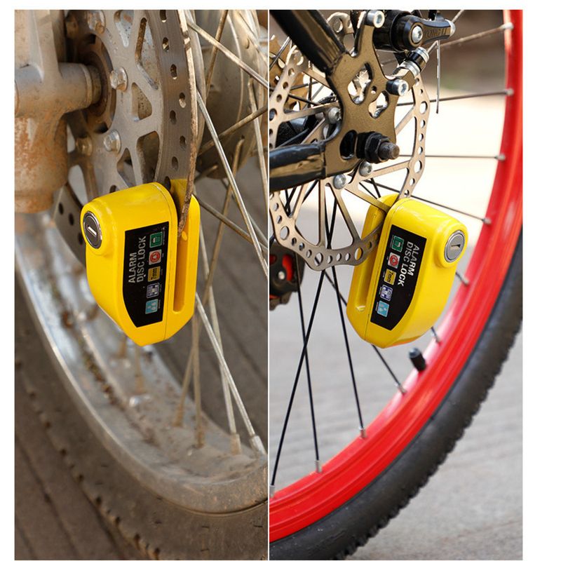 Fahrradschloss-Alarm, Diebstahlsicherung für Bremsscheiben von Elektrofahrrädern und Motorrädern, Reitausrüstung, Bouncing Fruit_voghion.com