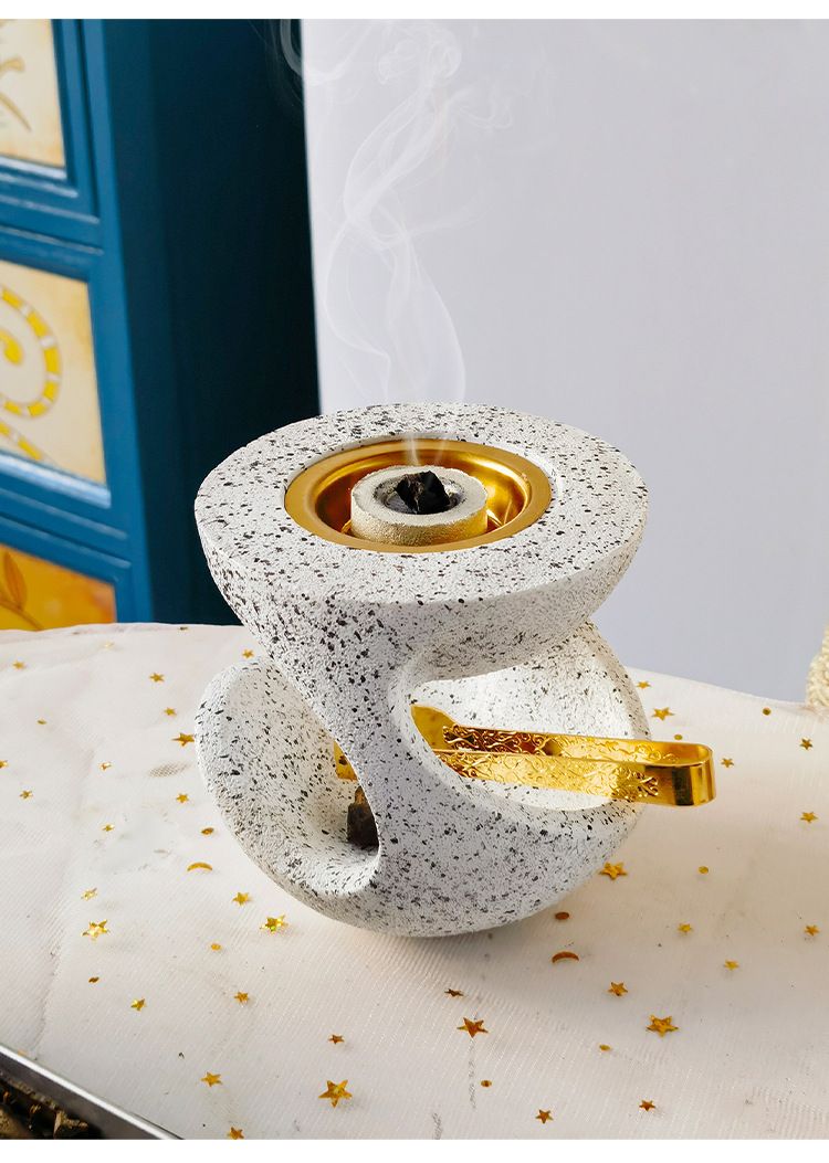 Moderne kreative Harz hängen Topfform Handheld Aromatherapie Brenner Home Dekoration arabischen Räucherstäbchenhalter_voghion.com
