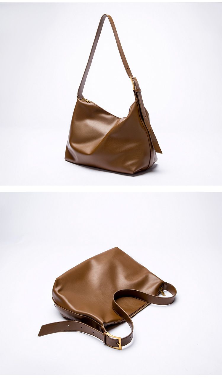 Borsa tote, nuovo arrivo, borsa casual da pendolare in morbida pelle di alta qualità, borsa a tracolla retrò alla moda per le donne._voghion.com