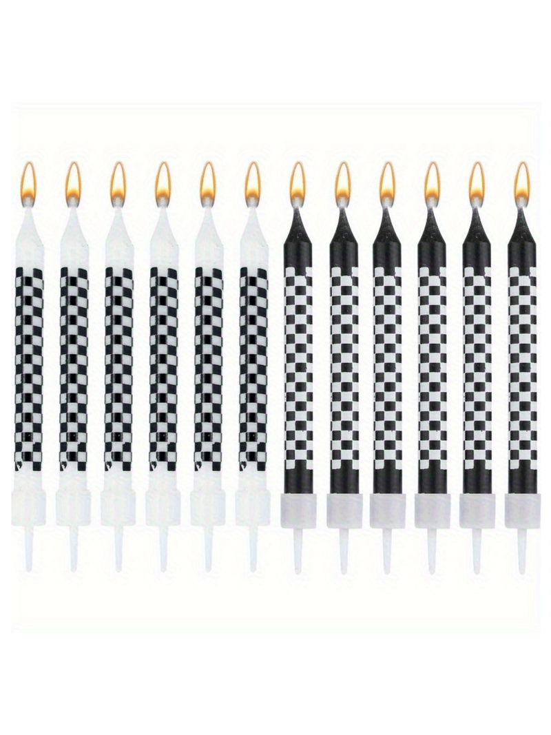 6/12/48 pezzi/1 custodia candele di compleanno candele a spirale per torte candele lunghe e sottili per feste nuziali e decorazioni per torte_voghion.com