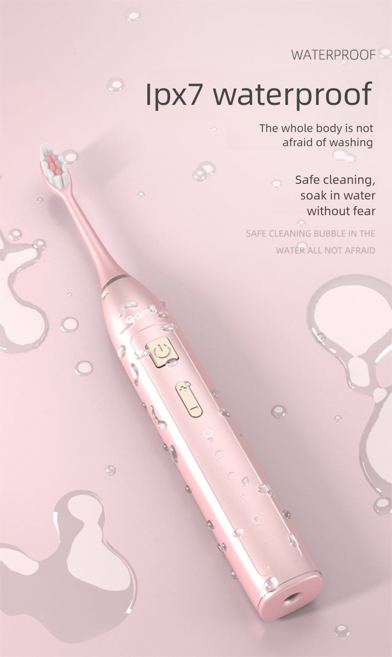 Cepillo de dientes eléctrico para hombre y mujer, set para parejas adultas, cerdas suaves de alta calidad, recargable, totalmente automático, regalo_voghion.com