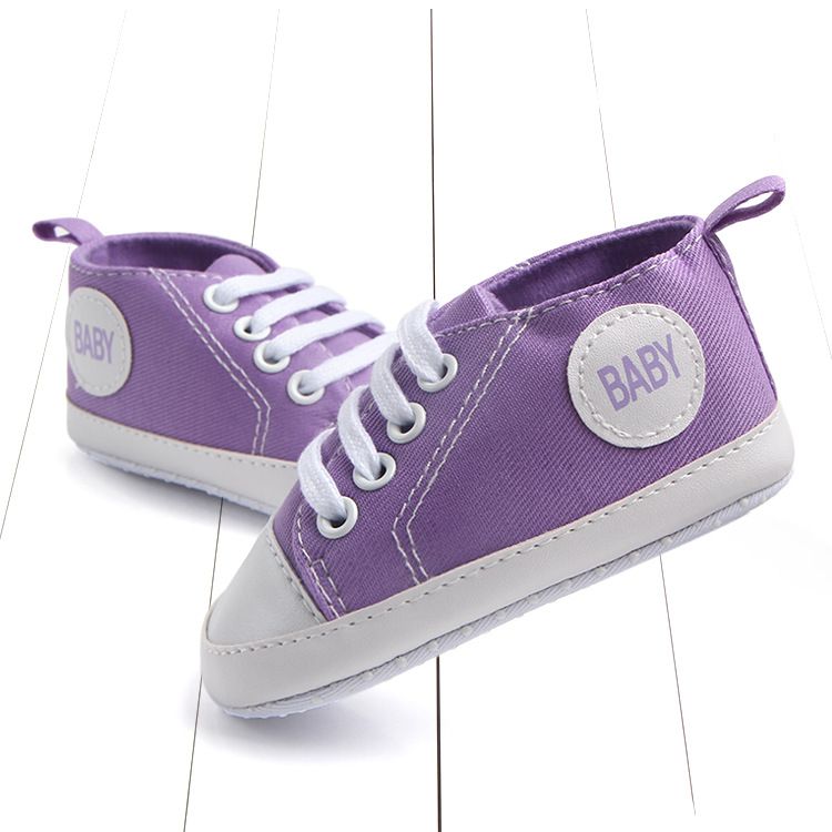 Zapatos de lona para caminar para bebés de 0 a 1 año con suela blanda para primavera y otoño 0106 Total_voghion.com