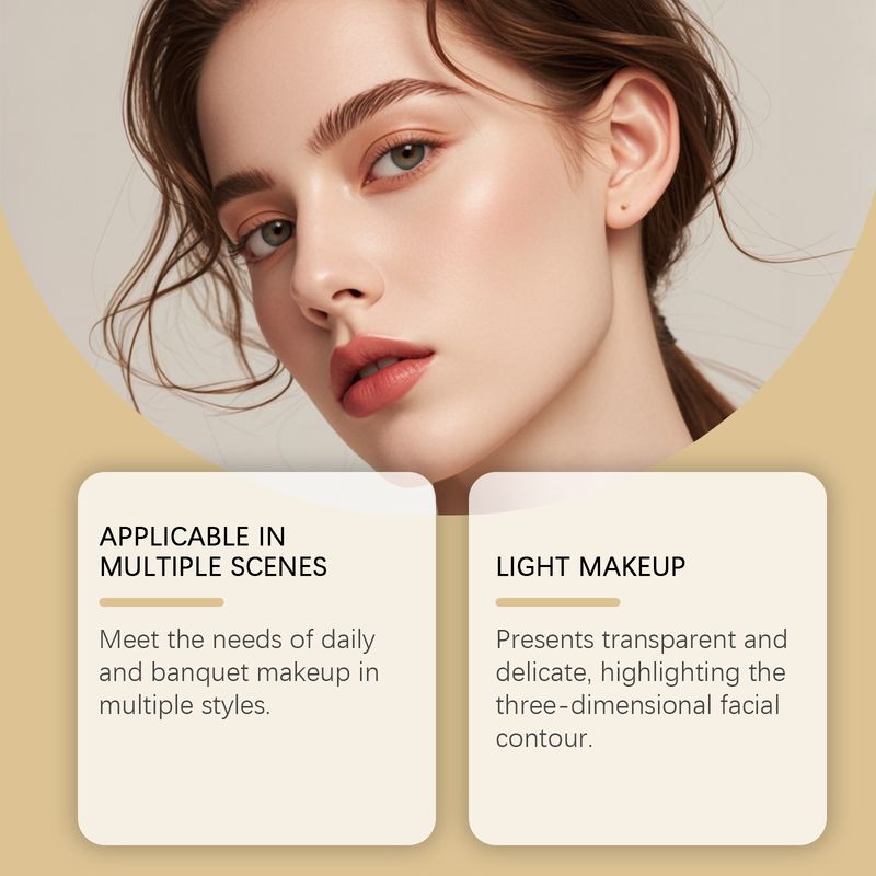 Gilded Eyeshadow Contour Blush Highlighter Lidschatten Aufhellender, vielseitig verwendbarer, umfassender Make-up-Palette_voghion.com