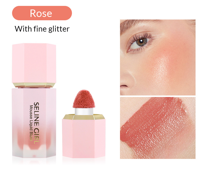 Monochromatesch Multi Blush, luxuriéis cremeg a vermëschbar Faarf, fir Aen, Lëpsen a Wangen_voghion.com