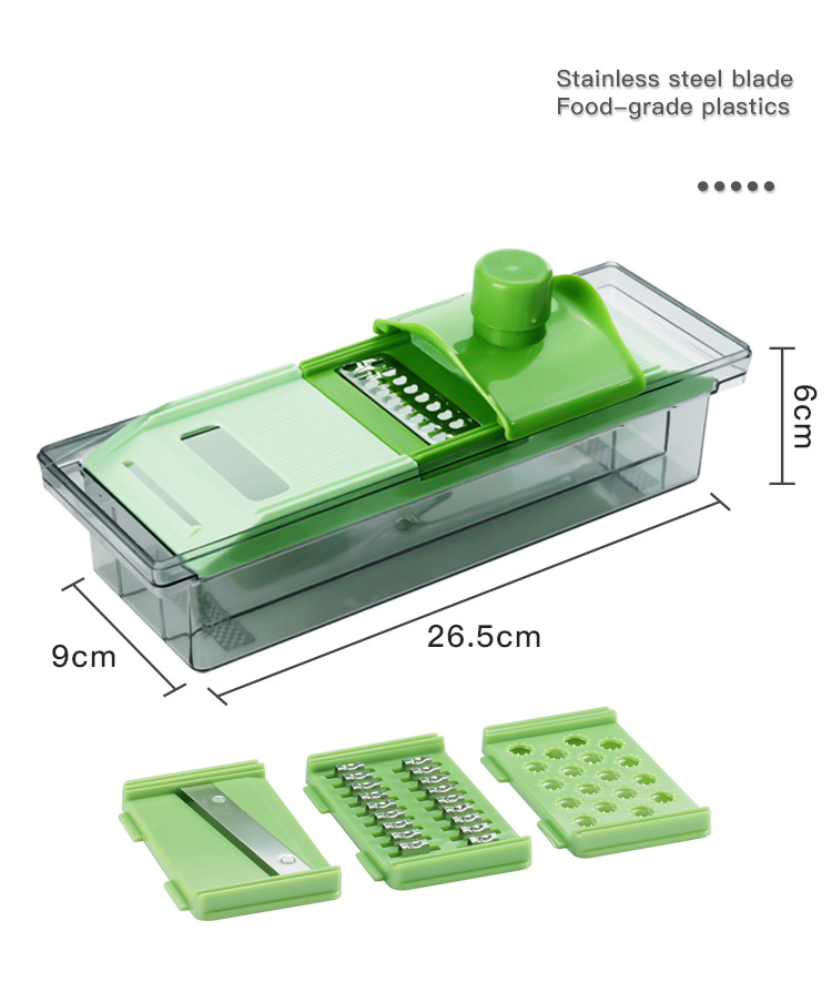 Ensemble de gadgets de cuisine, coupe-légumes multifonctionnel, trancheuse manuelle, râpe_voghion.com