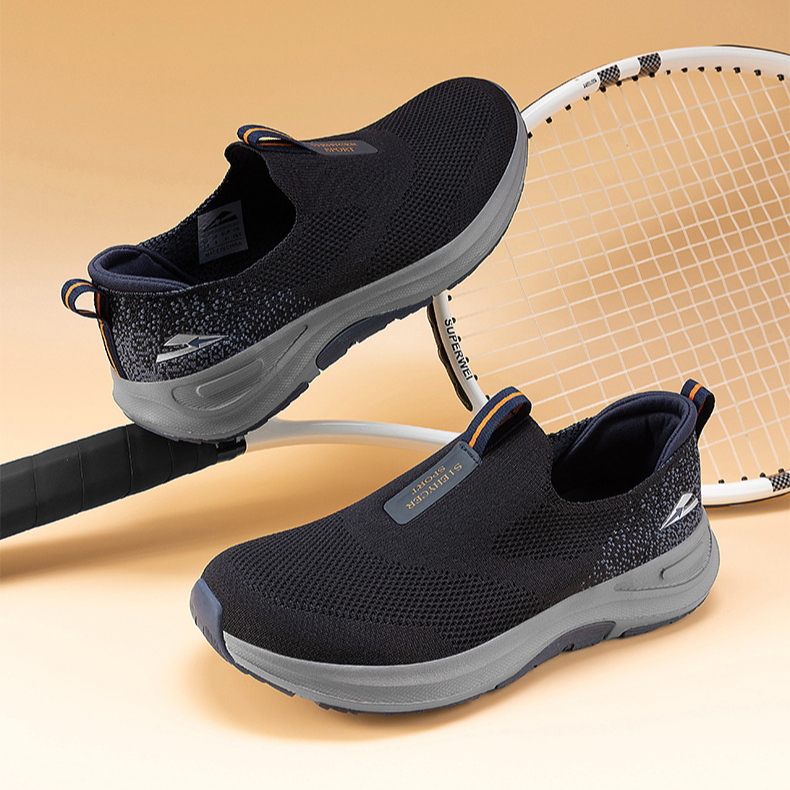 Herren Freizeitschuhe Bergsteigen Outdoor Bequeme Laufschuhe Drehknopf Tägliches Gehen Leichte Atmungsaktive Wanderurlaubssportschuhe_voghion.com