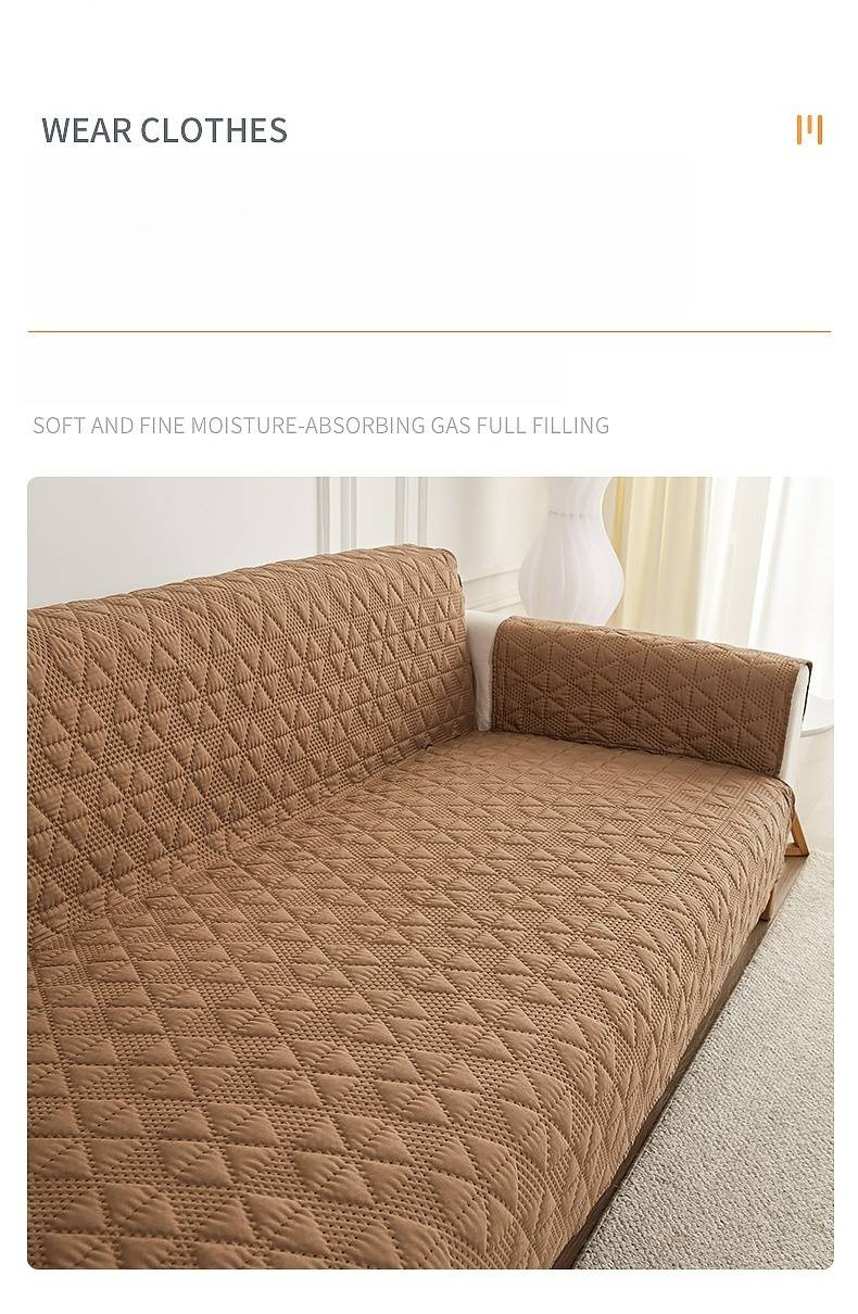 Housse de canapé réversible imperméable NordicShield - Motif hexagonal, protection de meubles résistante aux animaux_voghion.com